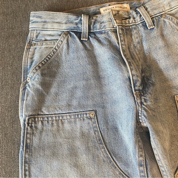 Denim Forum Low Rise Carpenter Jeans - Picture 3 of 14
